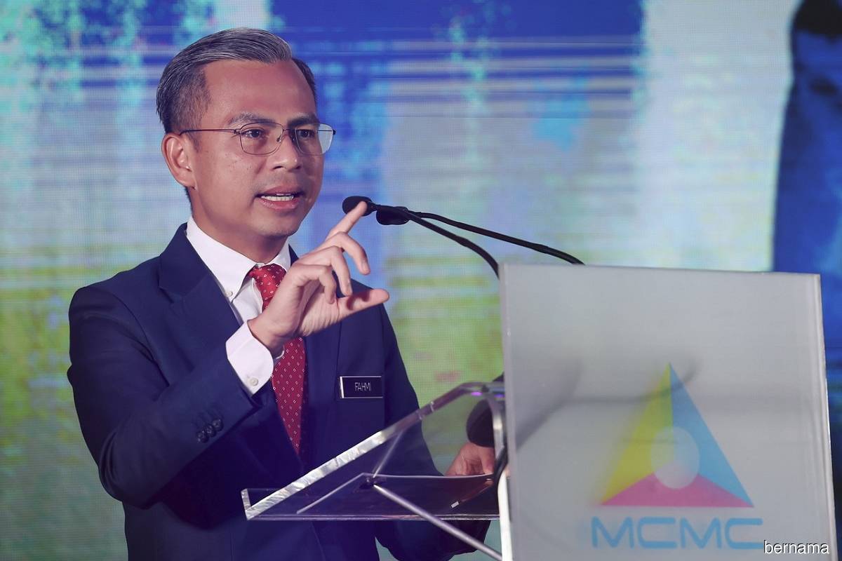 Communications and Digital Minister Fahmi Fadzil